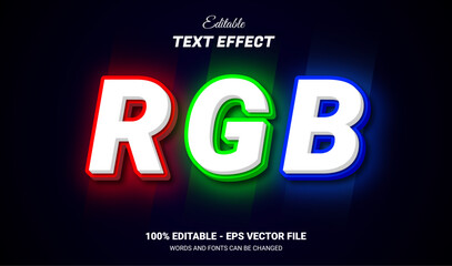 Wall Mural - gaming neon rgb text effect