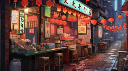 Illustration about travel and food in Taipei Taiwan