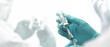 © BLKstudio - Doctor holding a syringe with a vaccine, close up, medical concept.
