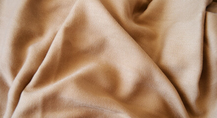gold fabric background, silk fabric, satin textile texture, abstract background, luxury background