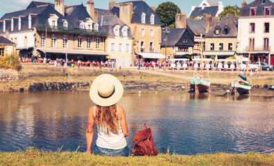 Wall Mural - St Goustan village and port,  Auray- Brittany,  Morbihan in France