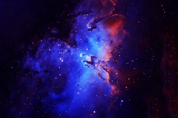 Wall Mural - beautiful space nebula. background. elements of this image furnishing nasa.