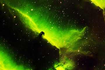 Beautiful space nebula. Elements of this image furnishing NASA.