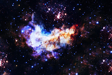 Wall Mural - beautiful space nebula. background. elements of this image furnishing nasa.