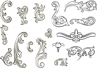 Poster - Vector decoration elements