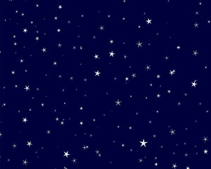 Wall Mural - beautiful night starry sky background . vector illustration.