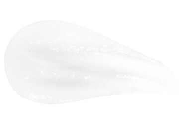 Wall Mural - A smear of greasy melting cream. On a blank background. PNG