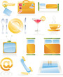 © Designpics - Hotel, motel service icon set