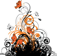 Sticker - Abstract vector illustration for design.