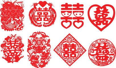 Sticker - oriental element design for your label