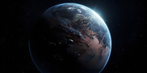 Wall Mural - earth in space