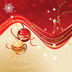 Sticker - Christmas background for your design