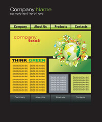 Poster - Environment Green Web Site Template