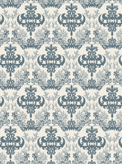 Sticker - Seamless background from a floral ornament, Fashionable modern wallpaper or textile