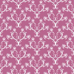 Sticker - Seamless background from a floral ornament, Fashionable modern wallpaper or textile