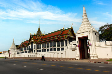 Grand Palace with blue sky in Bangkok Thailand