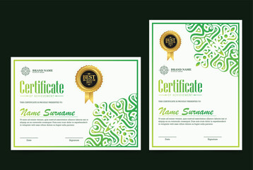 Wall Mural - Achievement certificate best award diploma