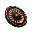 american black gold casino roulette wheel element isolated on white background. black gold casino roulette wheel element isolated. black gold casino roulette wheel element 3d render illustration