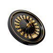 american black gold casino roulette wheel element isolated on white background. black gold casino roulette wheel element isolated. black gold casino roulette wheel element 3d render illustration
