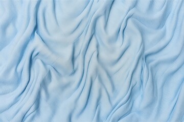 Poster - detailed close-up view of a light blue fabric texture Generative AI