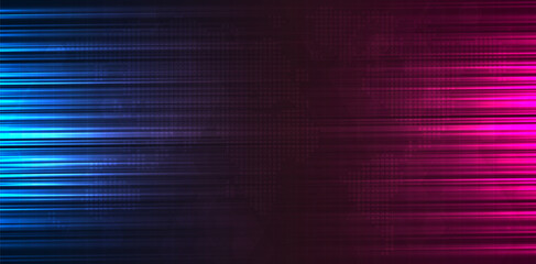 Leinwandbilder - Abstract sparkling imitation of movement and speed line, futuristic background for 5g or 6g technology wireless data transmission, high-speed internet in abstract. internet network concept. vector.