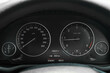 Mileage distance on the car dashboard digital speedometer car miles