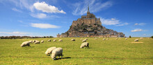 Mont Saint Michel In Normandy France