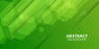 © Naiswari Graphics - Bright green dynamic gradient abstract background. Hexagonal pattern shapes. Cool design. Eps10 vector