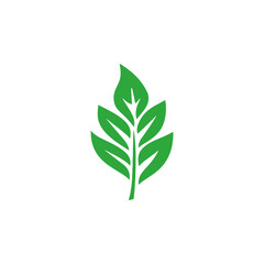 Wall Mural - sprout logo. nature ecology element. vector illustration