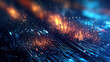 © yessin - Network: Futuristic Data Transfer Wallpapers - Elegant, Dynamic and Vibrant Digital Art for Modern Business Backgrounds and Stylish Web Banners. Generative AI