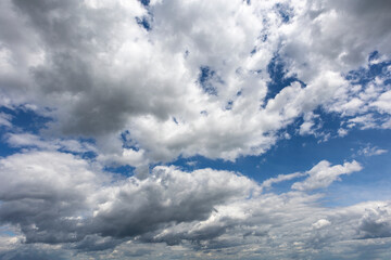 Wall Mural - blue sky with clouds background overlay. ideal for sky replacement