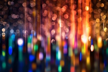 Abstract rainbow shining bokeh backgrouud