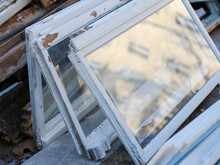 Old Wooden Window Frames. Replacement Of Old Wooden Windows For A Greater Energy Efficiency