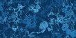 Dirty blue, navy pattern. Gruge texture seamless background. Watercolor endless repeat backdrop. Vector tye die pattern. Sea, ocean texture.