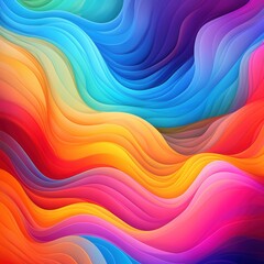 abstract wave colorful isolated modern background