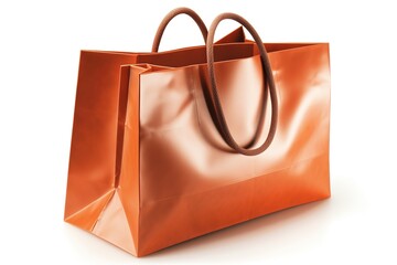 Poster - shopping bag isolated on white background. Generated by AI.