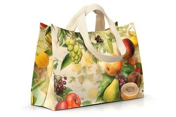 Poster - shopping bag isolated on white background. Generated by AI.