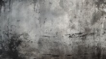 Grunge Grey Background. Generative AI