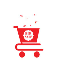 Sticker - big sale logo icon