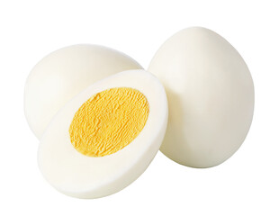 Wall Mural - boiled egg Stainless pan on transparent background. png file