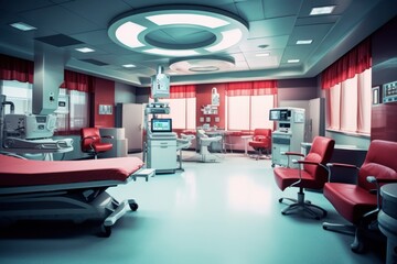 Wall Mural - Hospitals and medical centers have a very characteristic professional photography ai generated