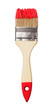 © Gresei - Paintbrush with red paint on transparent background. png file