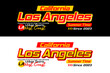 Los Angeles urban sport slogan style design