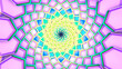 vortex background with fibonacci sequence