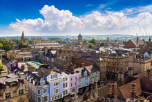 Panoramic Aerial View Of Oxford