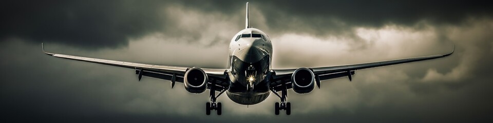 Wall Mural - Modern Passenger airplane