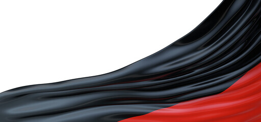 Wall Mural - National pride: The German flag in the wind