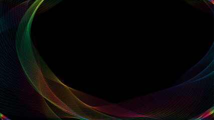 Wall Mural - abstract background with colorful circle