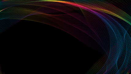 Wall Mural - abstract background with colorful circle