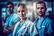 © GHart - Doctors in the hospital corridors, generative ai